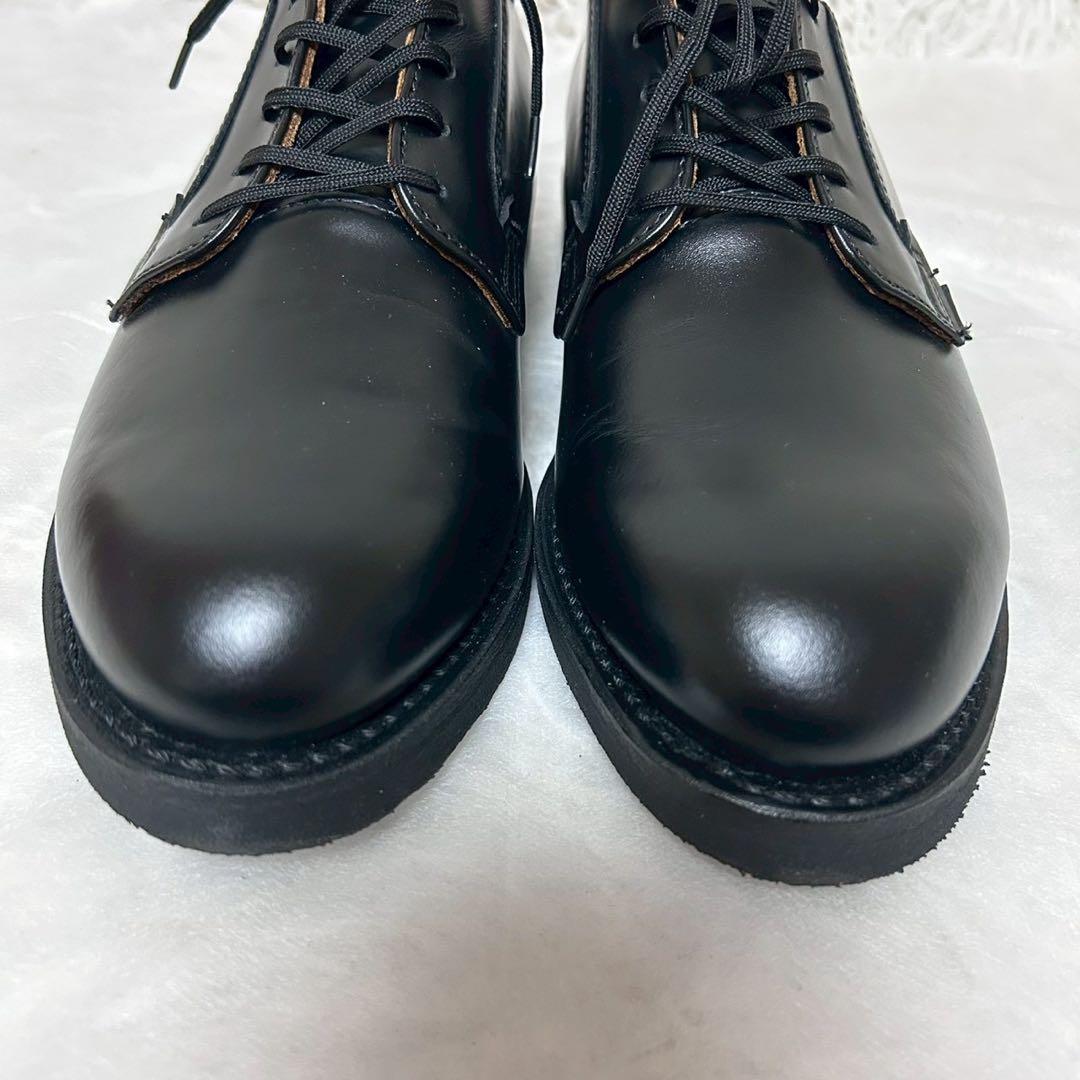 未使用級✨レッドウィング　ポストマンシューズ　101 レザー　ブラック　厚底