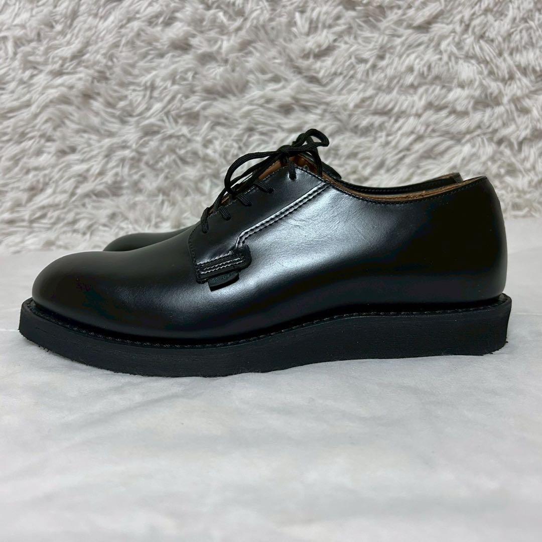 未使用級✨レッドウィング　ポストマンシューズ　101 レザー　ブラック　厚底