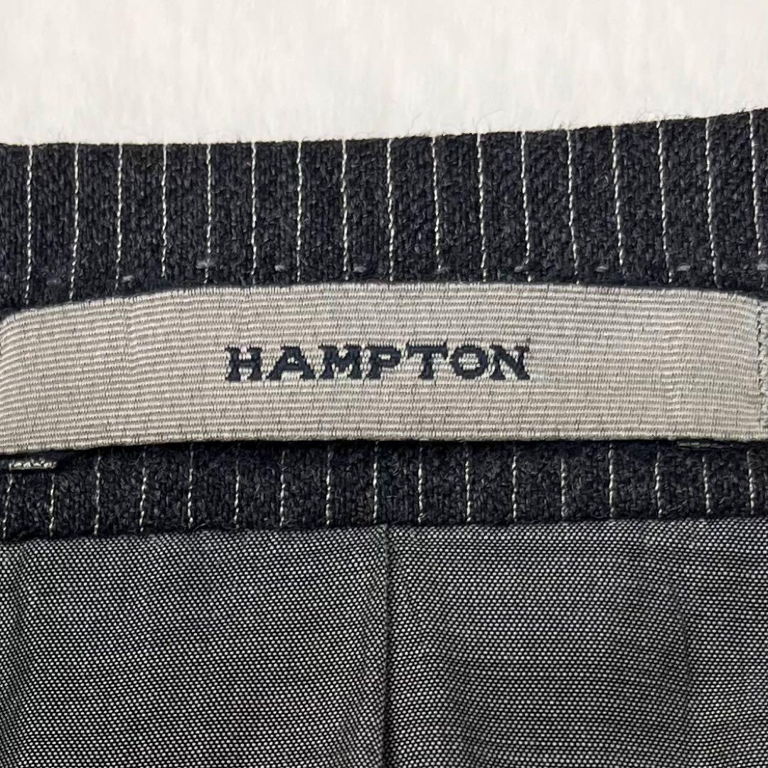 極希少 ボリオリ HAMPTON ピンストライプ 段返り3つボタン スーツ 46