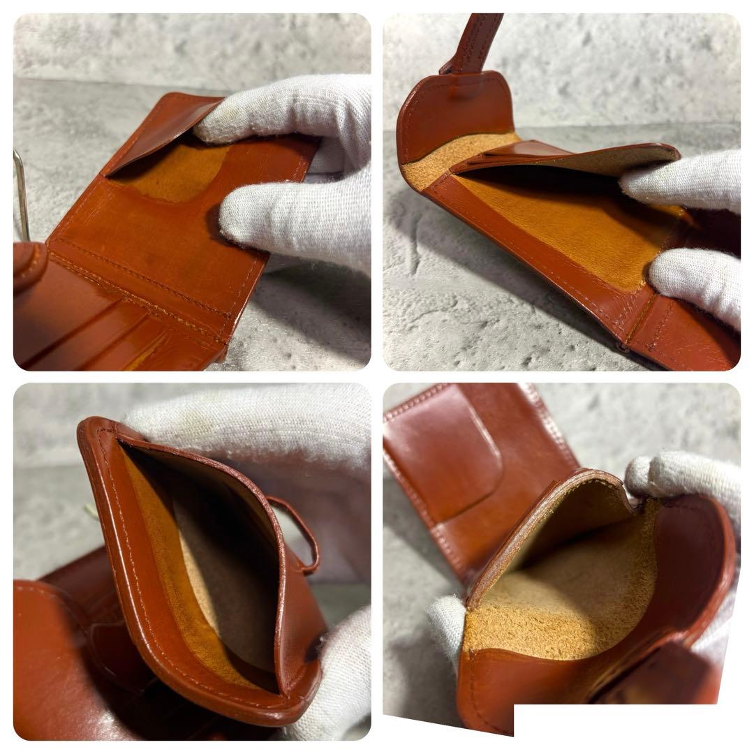 【オススメ！】ポーター ネイチャー NATURE マネークリップ 茶 レザー 革