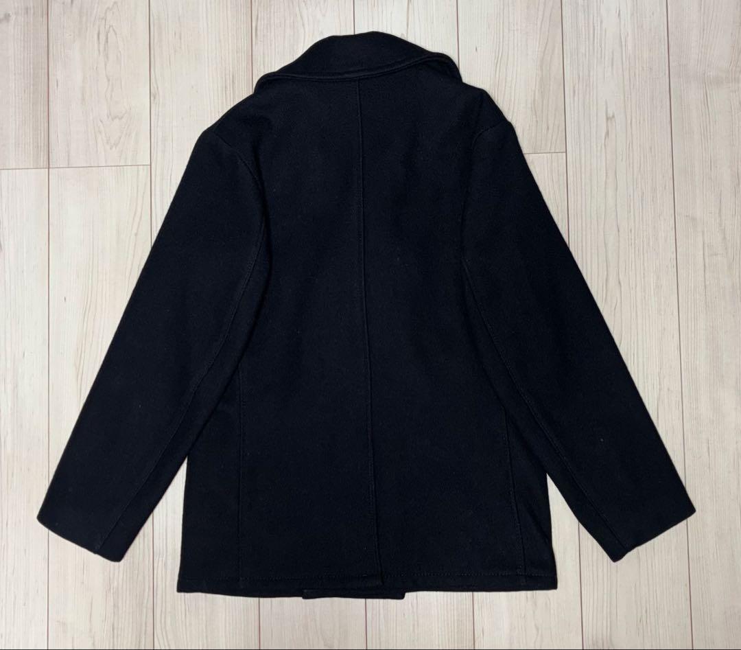 40 良品 Schott 753US Pコート 濃紺 スリム タイト ピーコート