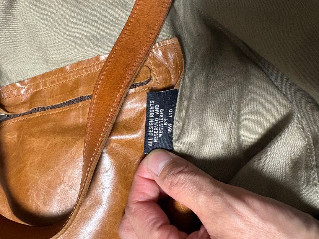 ミハラヤスヒロ ドラムバッグ レザーバッグ