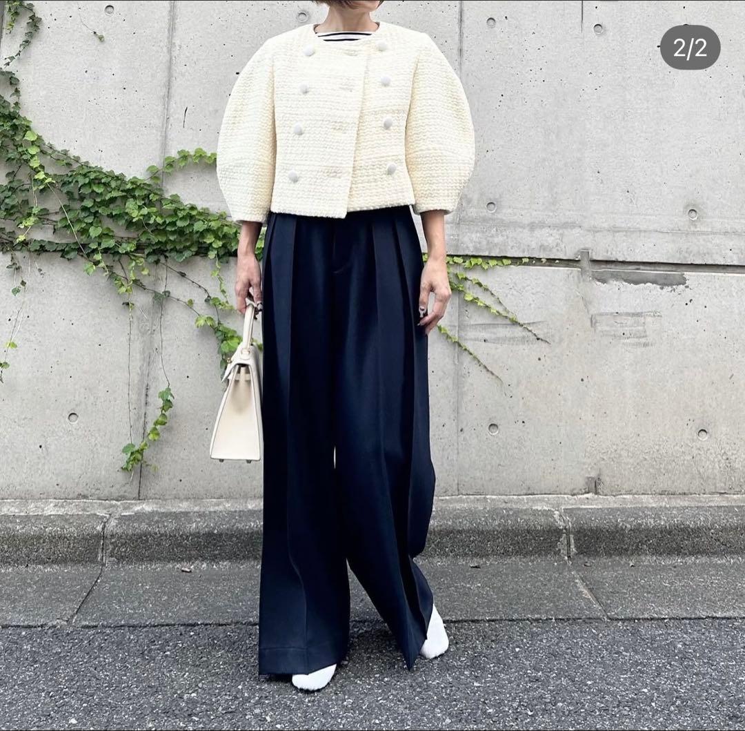 Cygne♡♡新品未使用　定価39500円　ツイードジャケット Lydie+ 白