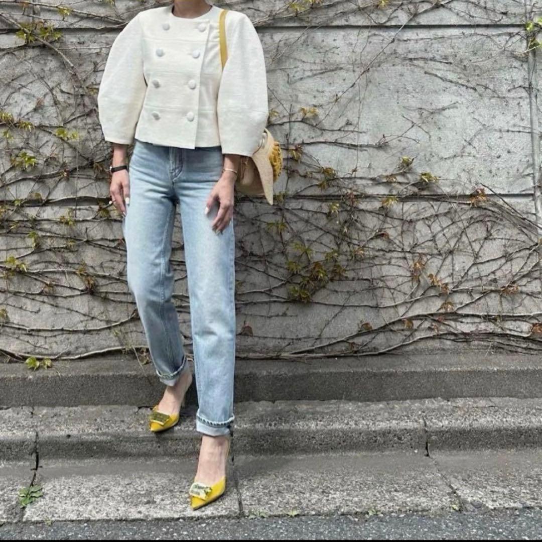 Cygne♡♡新品未使用　定価39500円　ツイードジャケット Lydie+ 白