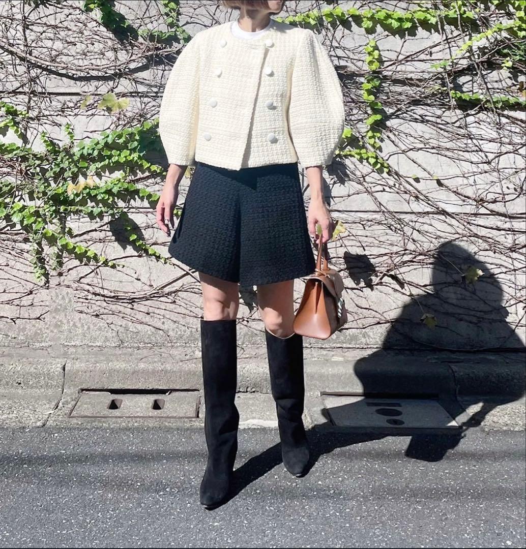 Cygne♡♡新品未使用　定価39500円　ツイードジャケット Lydie+ 白