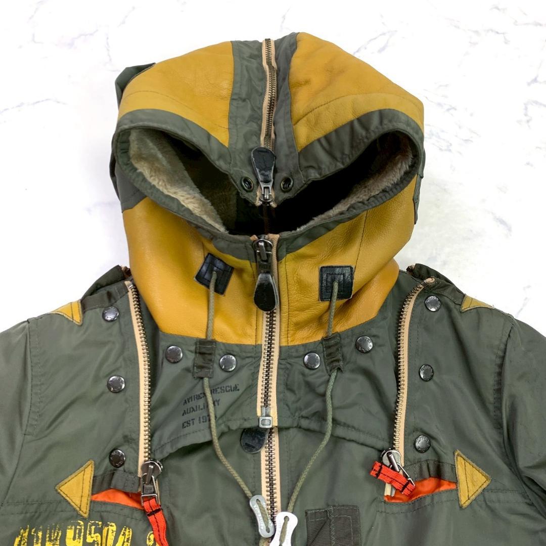 希少★AVIREX REMODEL MA-1 フライトジャケット L　E014