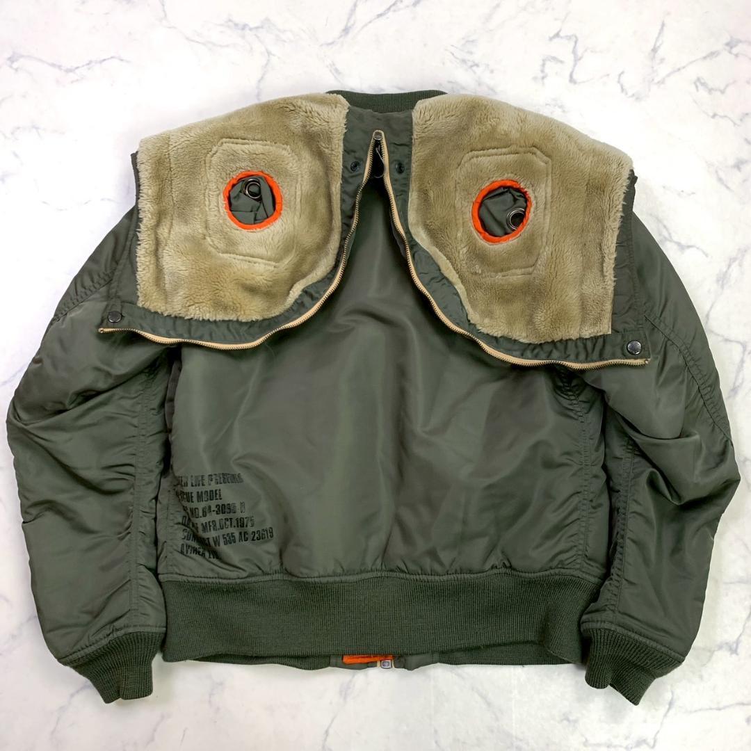 希少★AVIREX REMODEL MA-1 フライトジャケット L　E014