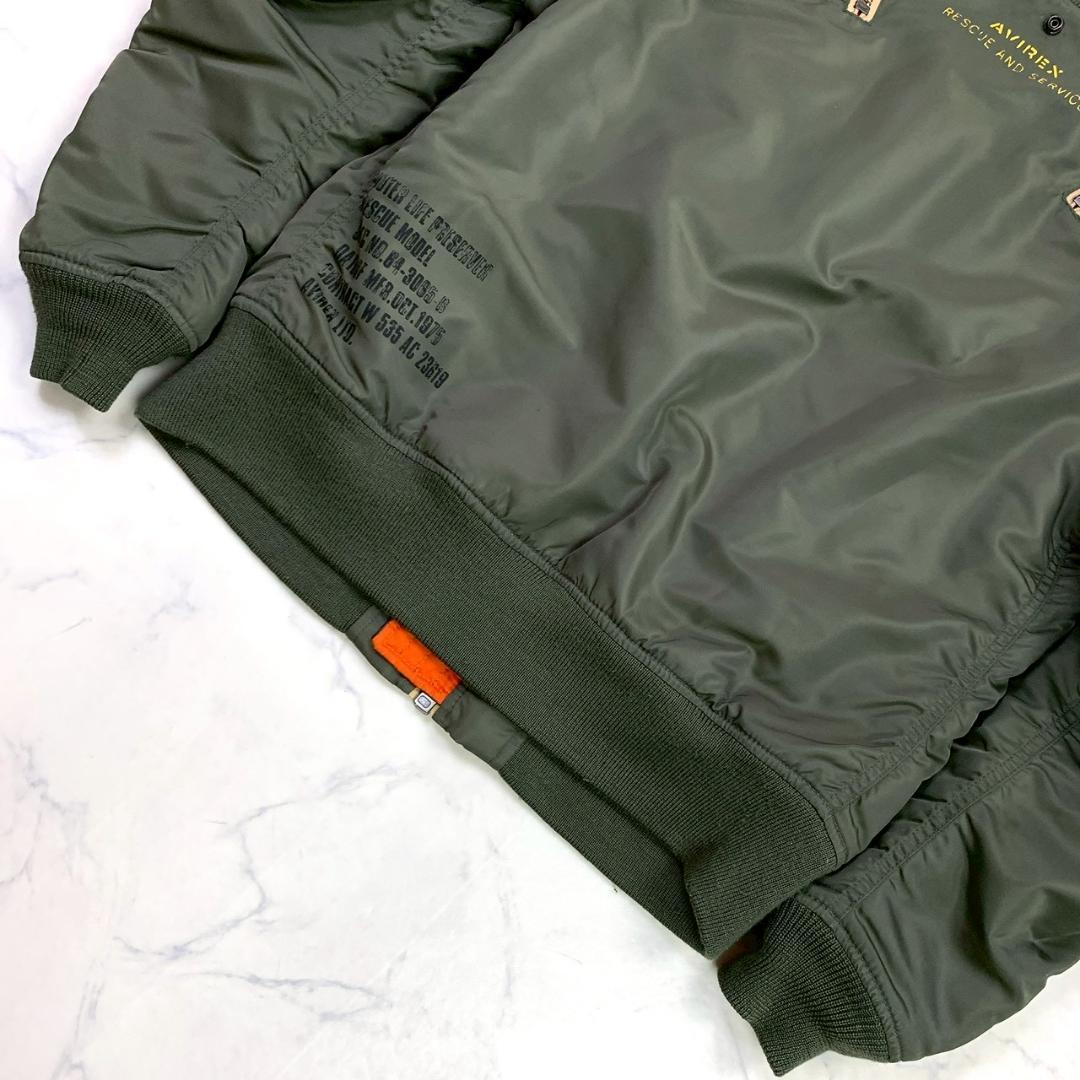 希少★AVIREX REMODEL MA-1 フライトジャケット L　E014