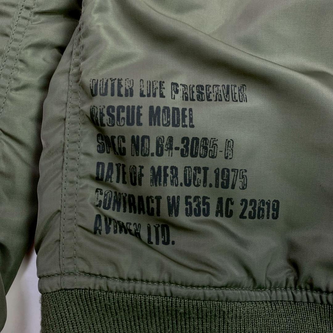 希少★AVIREX REMODEL MA-1 フライトジャケット L　E014