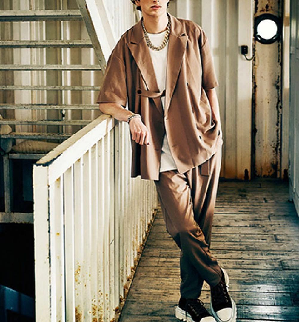 【glamb】グラム ダブル テーラードジャケット セットアップ 半袖 M