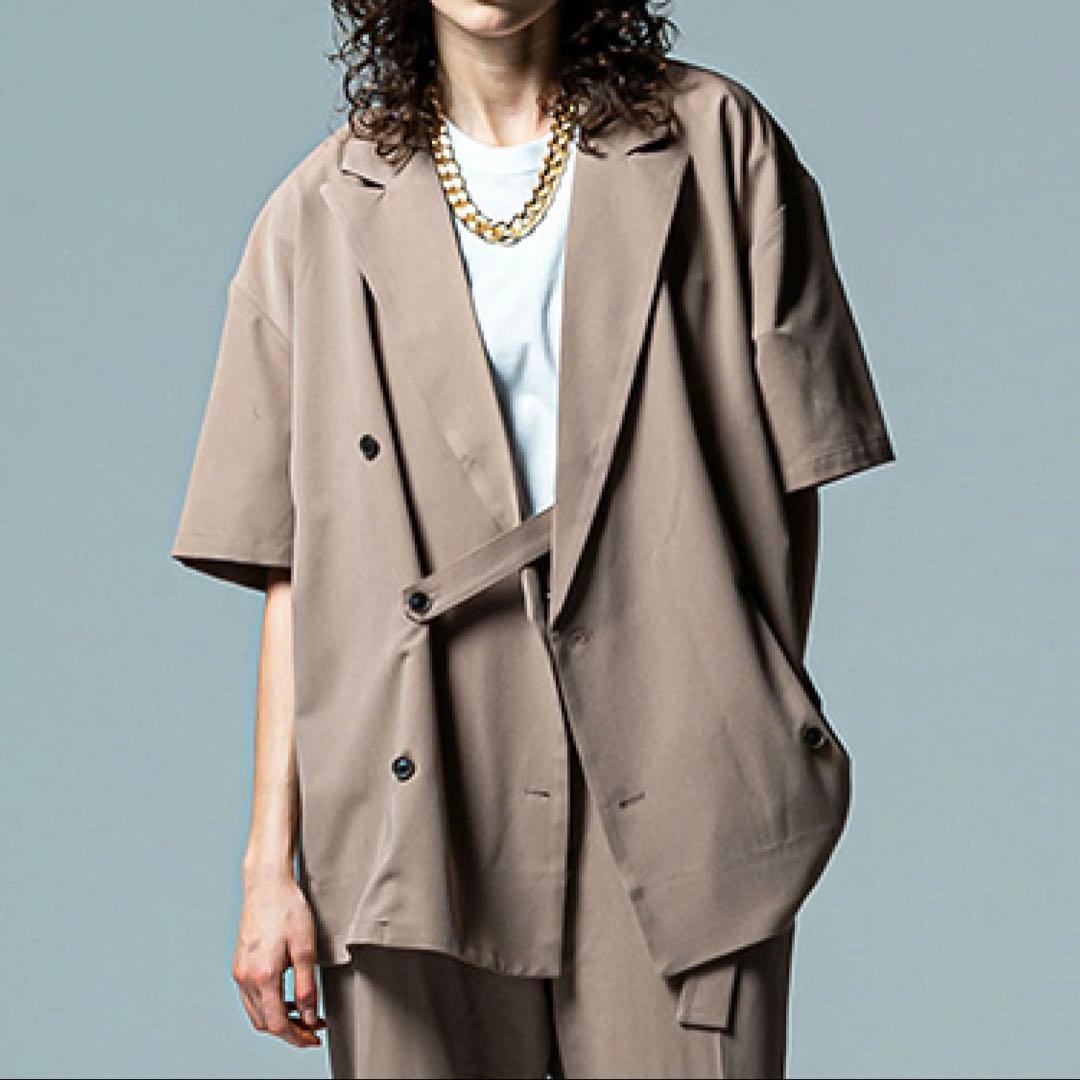 【glamb】グラム ダブル テーラードジャケット セットアップ 半袖 M