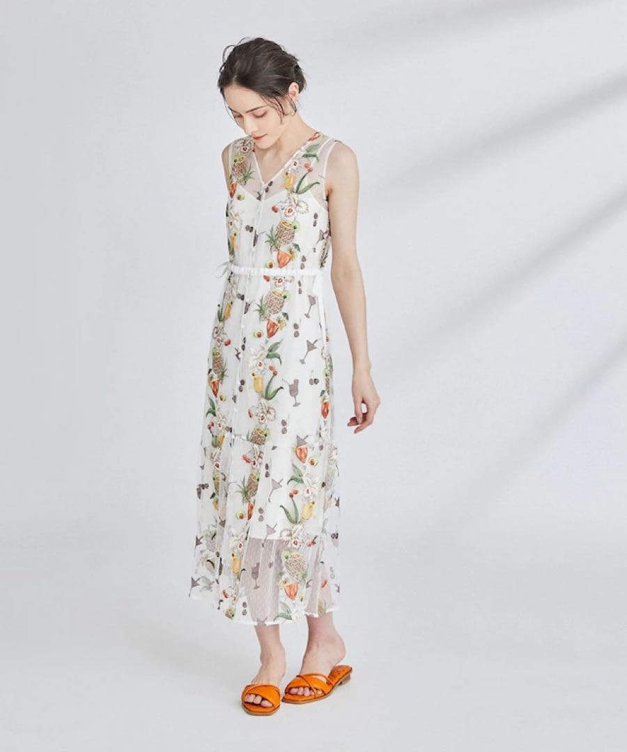 グレースコンチネンタル　刺繍ワンピース