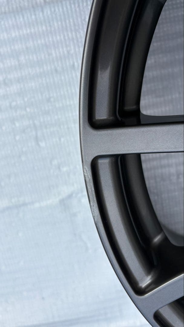 SUBARU STI 純正OP 17インチ7.5J+48 ガンメタホイール①