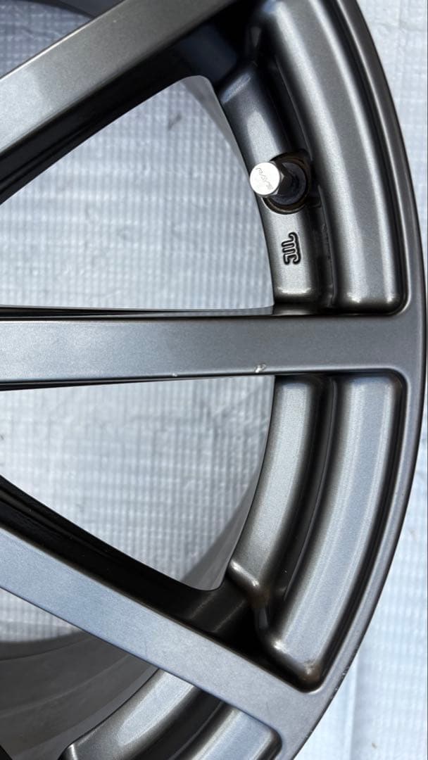 SUBARU STI 純正OP 17インチ7.5J+48 ガンメタホイール①