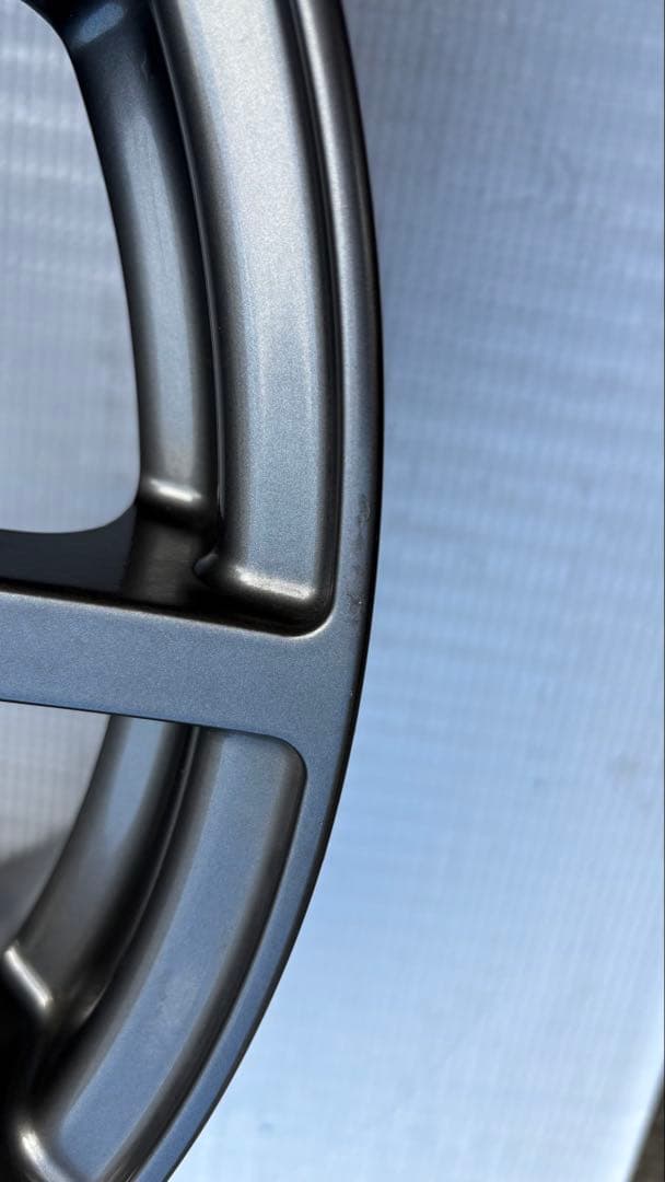 SUBARU STI 純正OP 17インチ7.5J+48 ガンメタホイール①