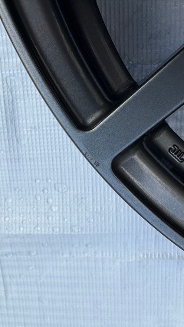 SUBARU STI 純正OP 17インチ7.5J+48 ガンメタホイール①