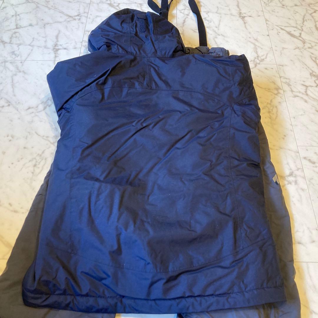 mont-bell 160cm スキーウェアー ネイビー/ライム