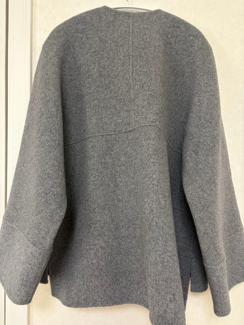 【girlish】ガーリッシュst.cecilia リバーウールコート　グレー