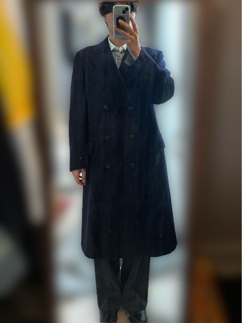 aquascutum ロングコート　チェスターコート　ウール　ダブル　カナダ製