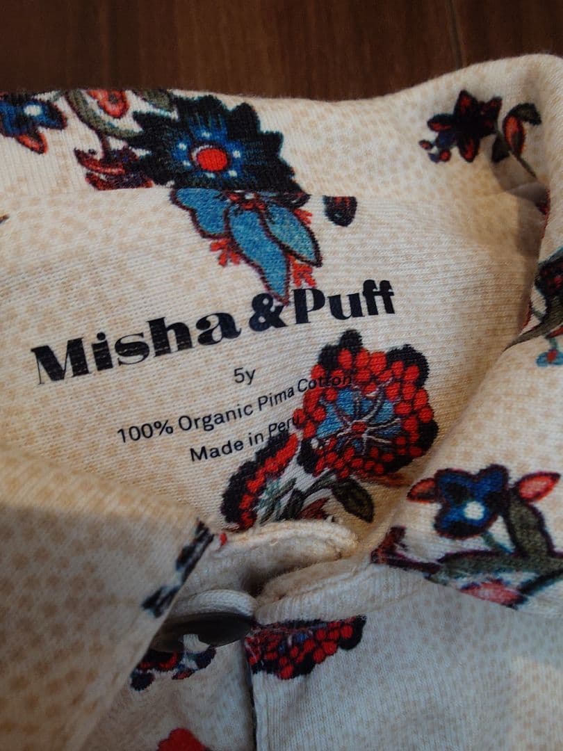 Misha & Puff 花柄長袖シャツ 5y