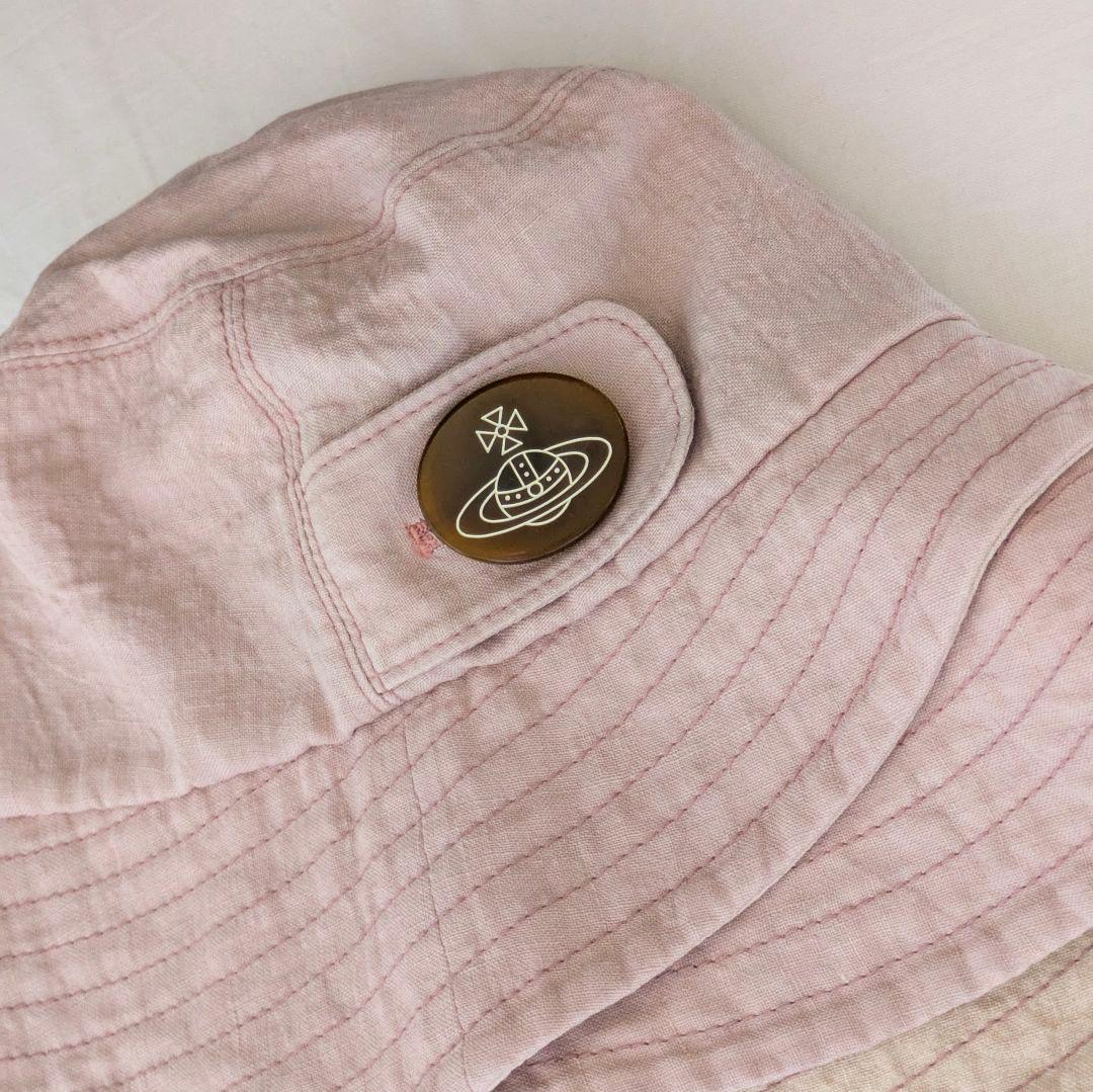 vivienne westwood リネン バケットハット ORBボタン