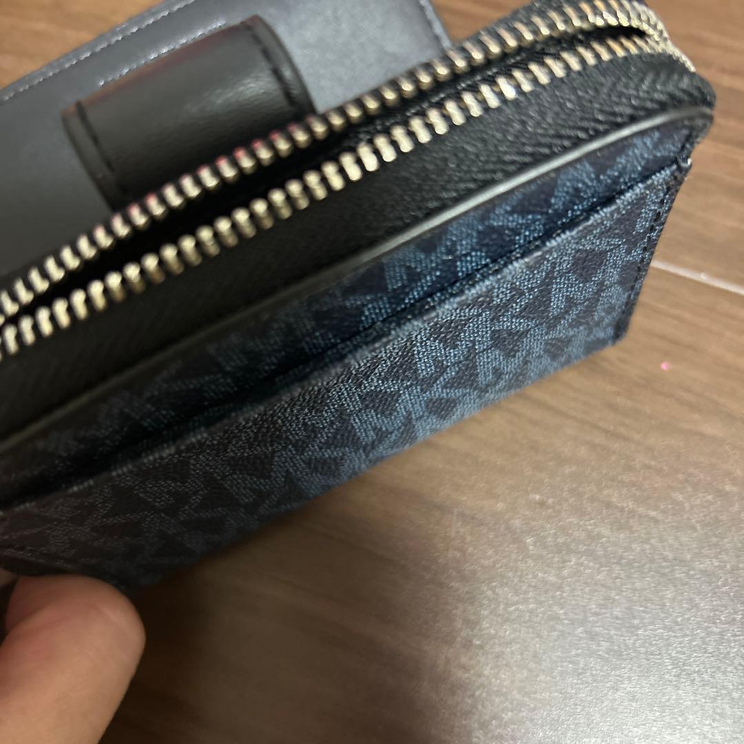 MICHAEL KORS ダークブルー キーケース