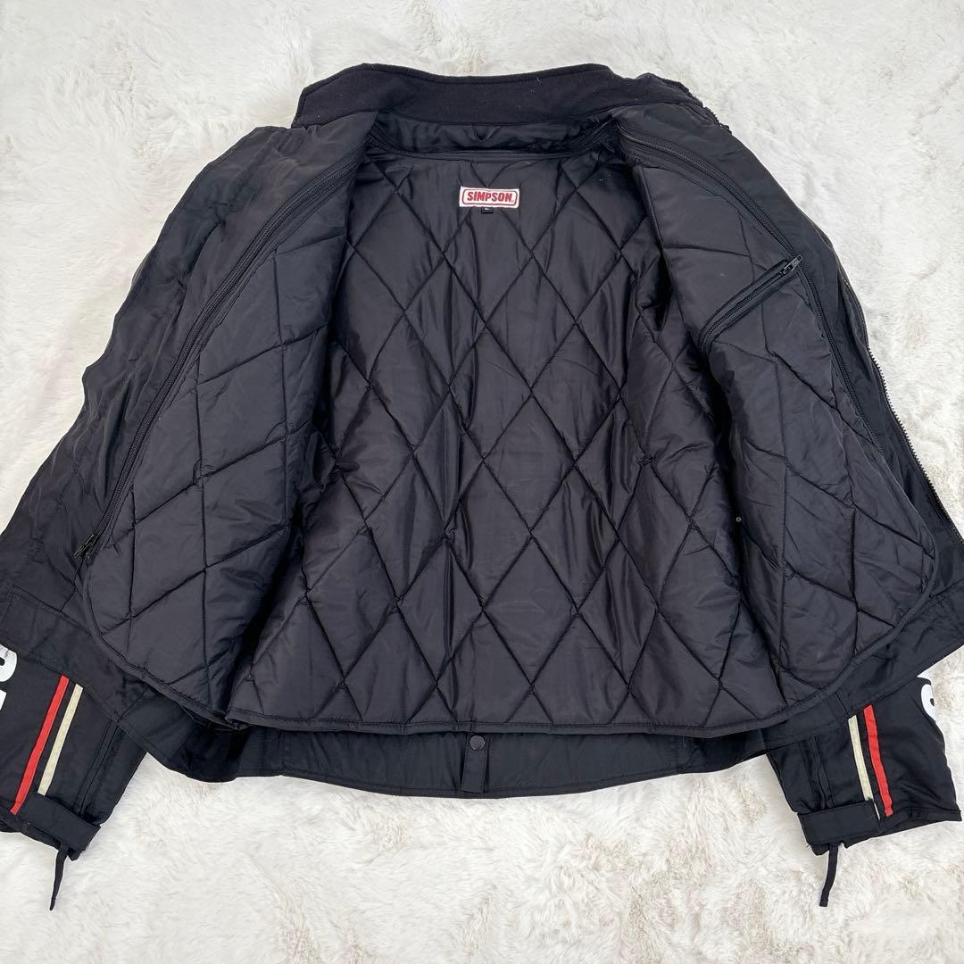 SIMPSON シンプソン ライダースジャケット バイクジャケット ライナー付