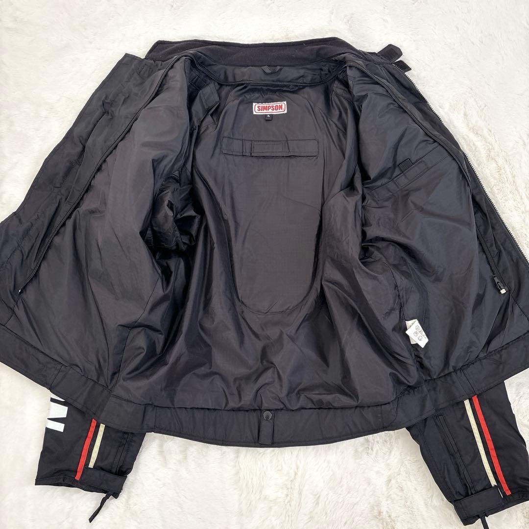 SIMPSON シンプソン ライダースジャケット バイクジャケット ライナー付