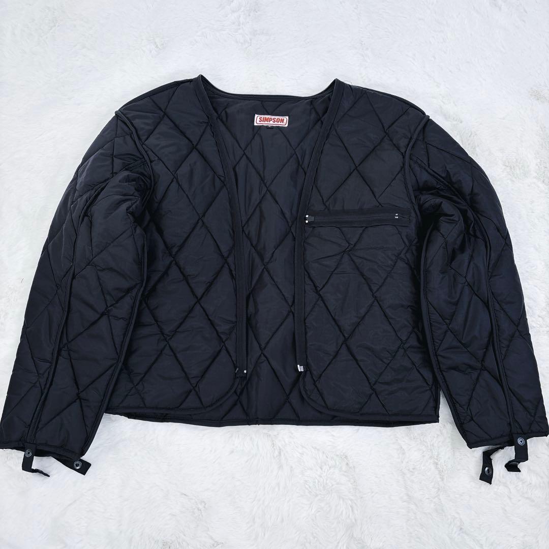 SIMPSON シンプソン ライダースジャケット バイクジャケット ライナー付