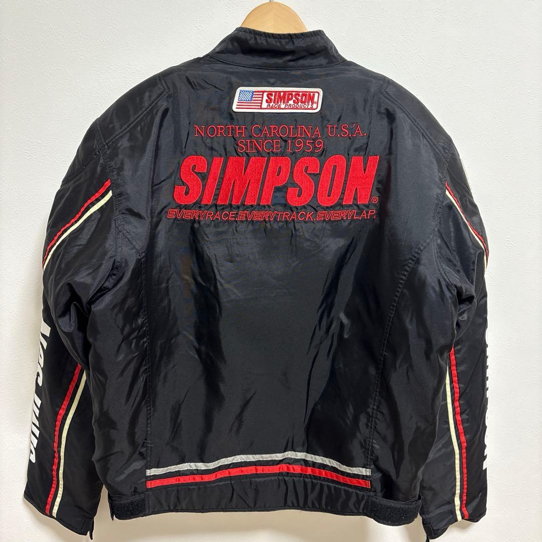 SIMPSON シンプソン ライダースジャケット バイクジャケット ライナー付