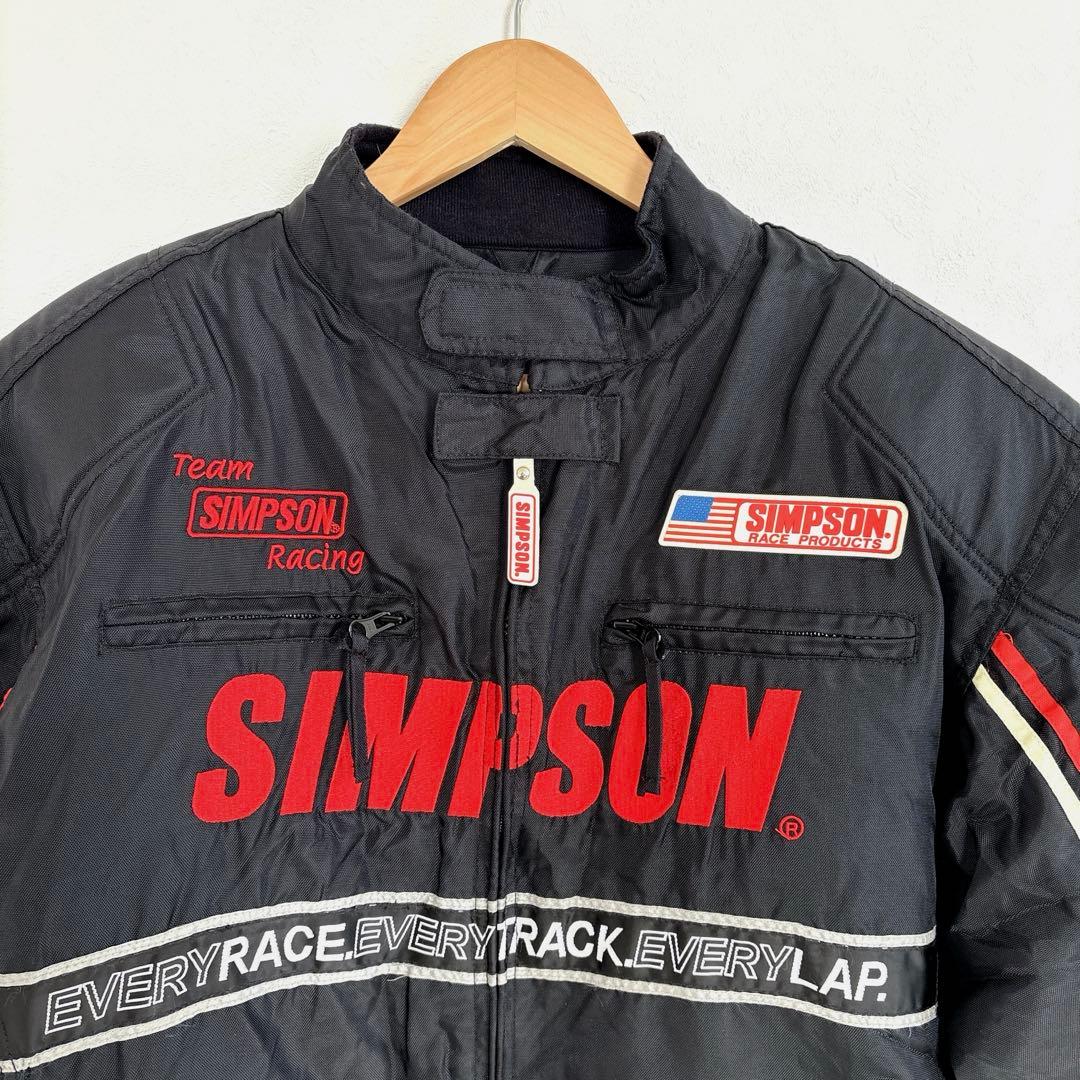 SIMPSON シンプソン ライダースジャケット バイクジャケット ライナー付