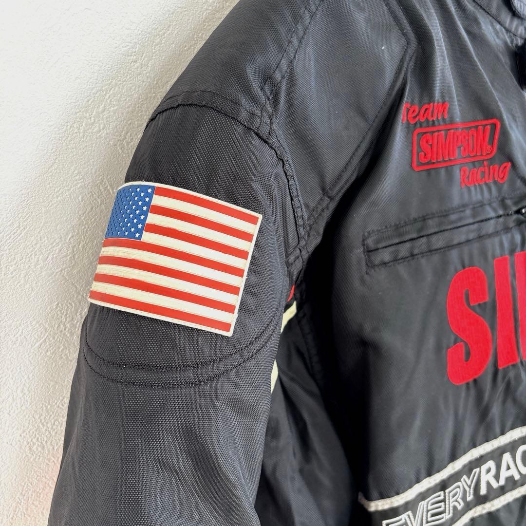 SIMPSON シンプソン ライダースジャケット バイクジャケット ライナー付