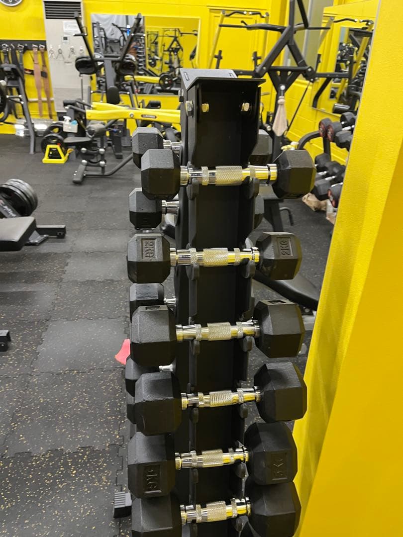 ラック&ヘックスダンベル　1kgから10kg