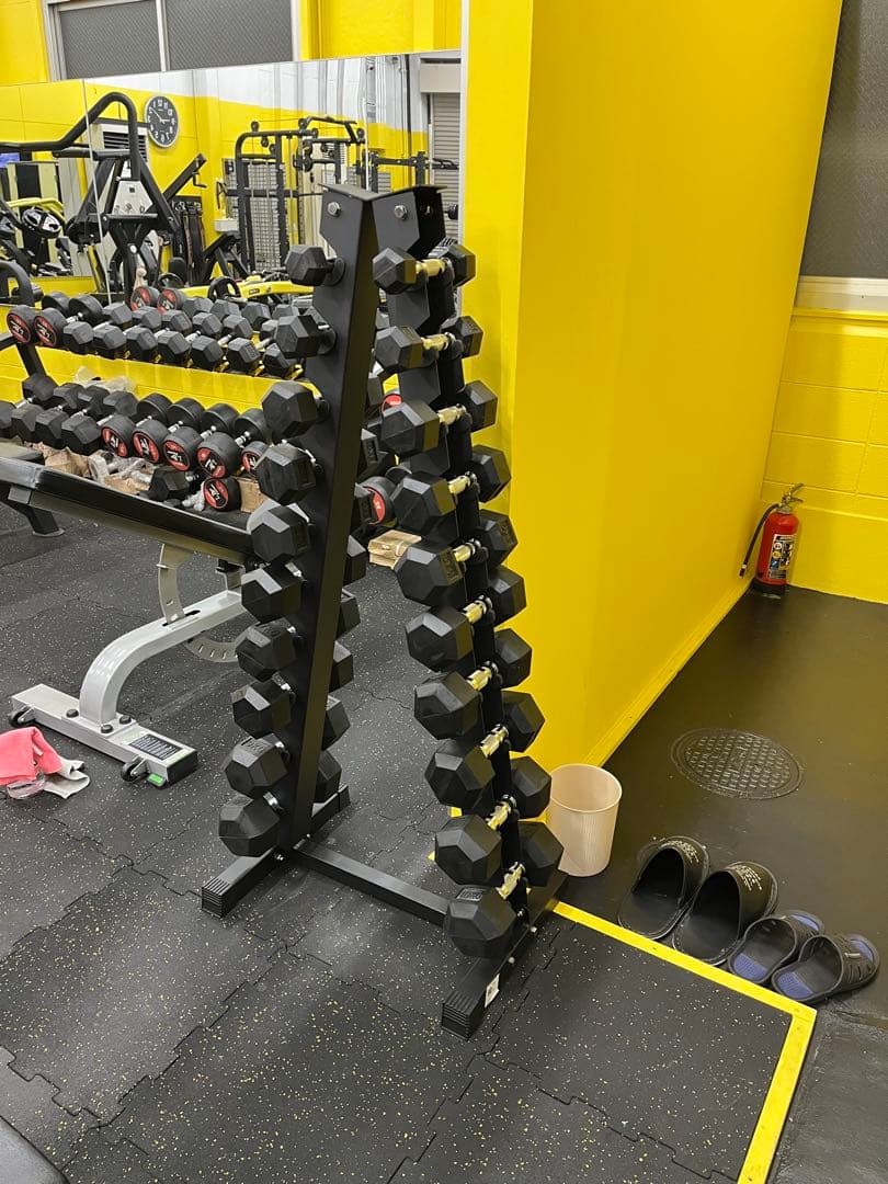 ラック&ヘックスダンベル　1kgから10kg