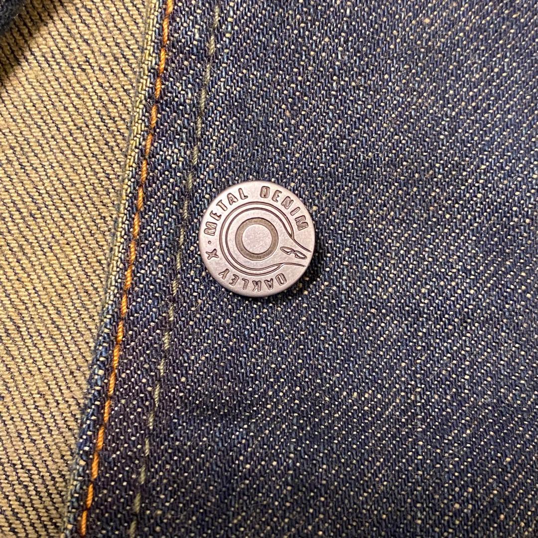 OAKLEY 異素材ドッキングジャケット　デニム　ニット　y2k 韓国　個性的