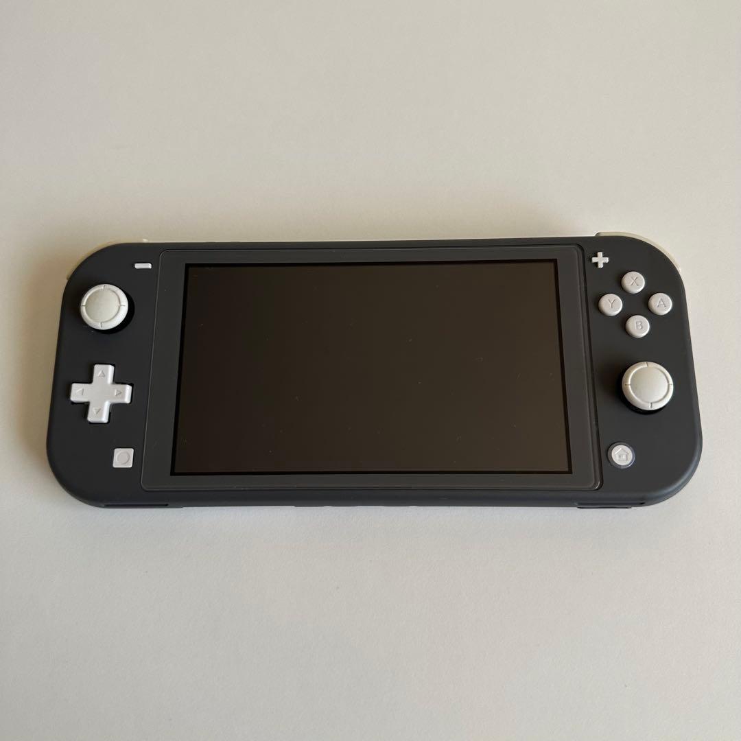 Nintendo Switch Lite グレー クリアケース付き