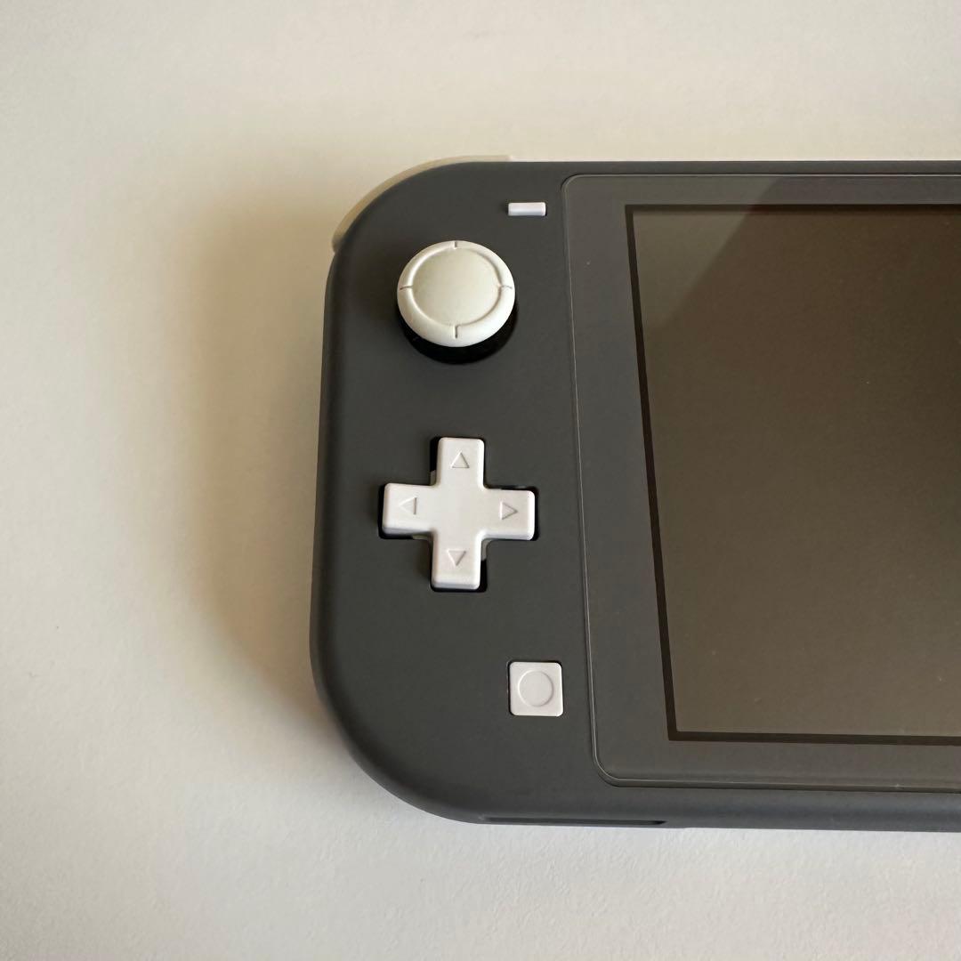 Nintendo Switch Lite グレー クリアケース付き
