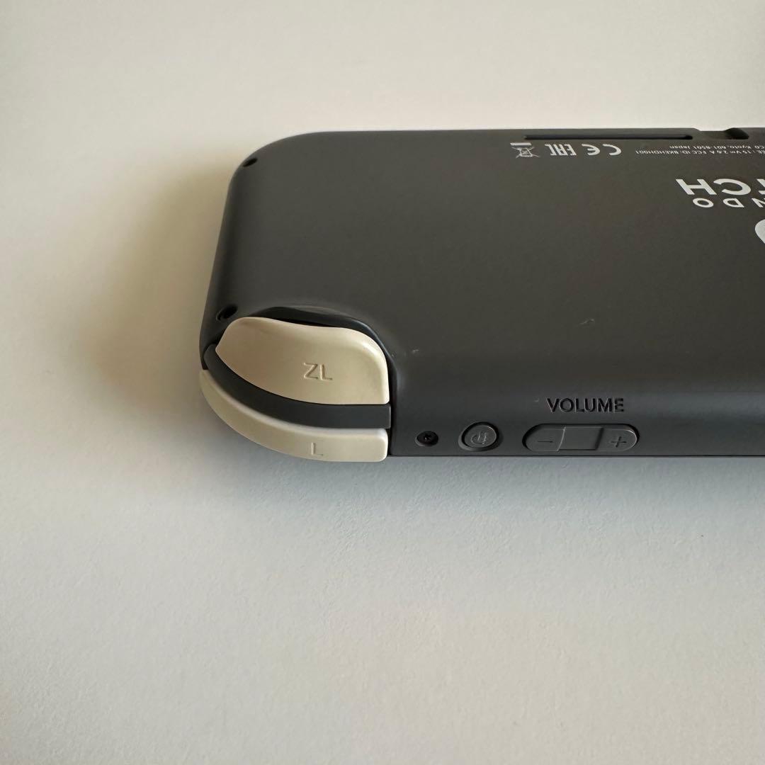 Nintendo Switch Lite グレー クリアケース付き