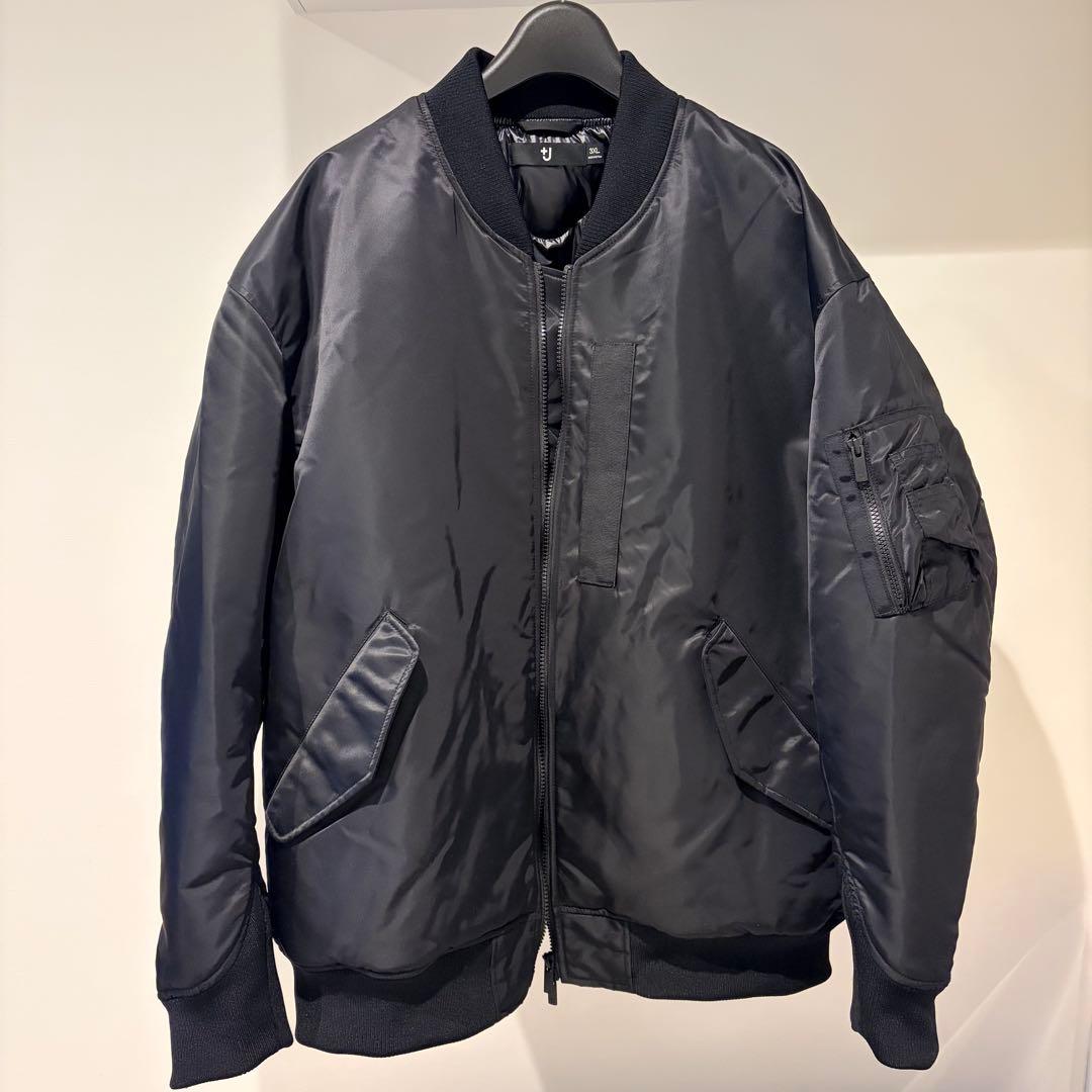UNIQLO　ハイブリッドダウンオーバーサイズMA-1　黒　3XL