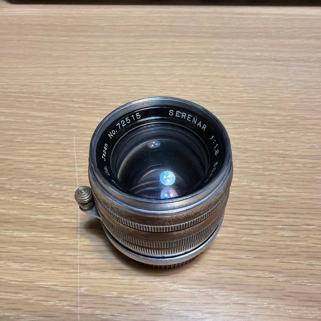 キヤノン Serenar 50mm f1.8 レンズ　L39