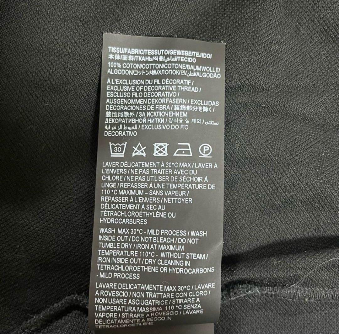 SAINT LAURENT ブラック ポロシャツ