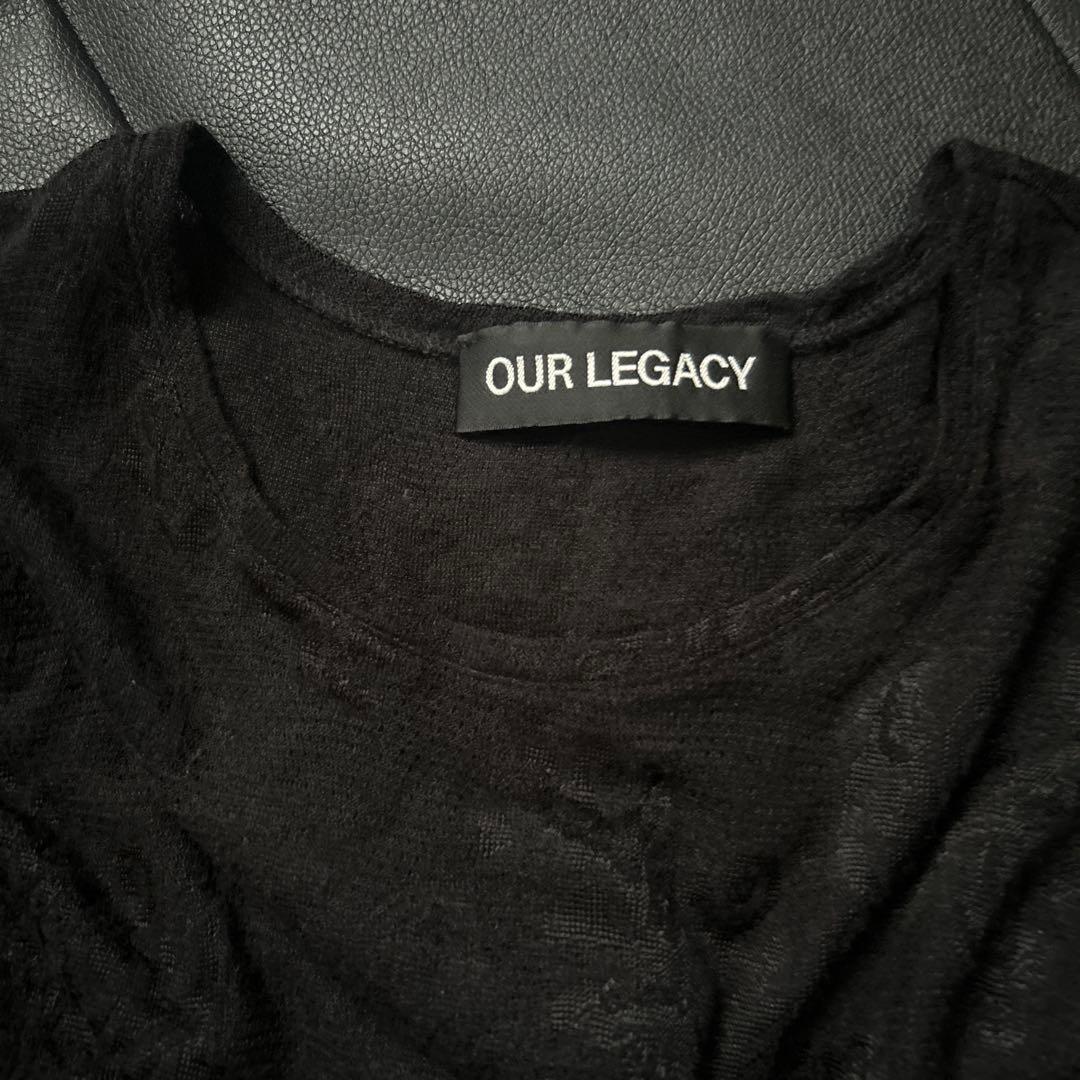 OUR LEGACY ブラック 長袖 SUPER SLIM LONGSLEEVE