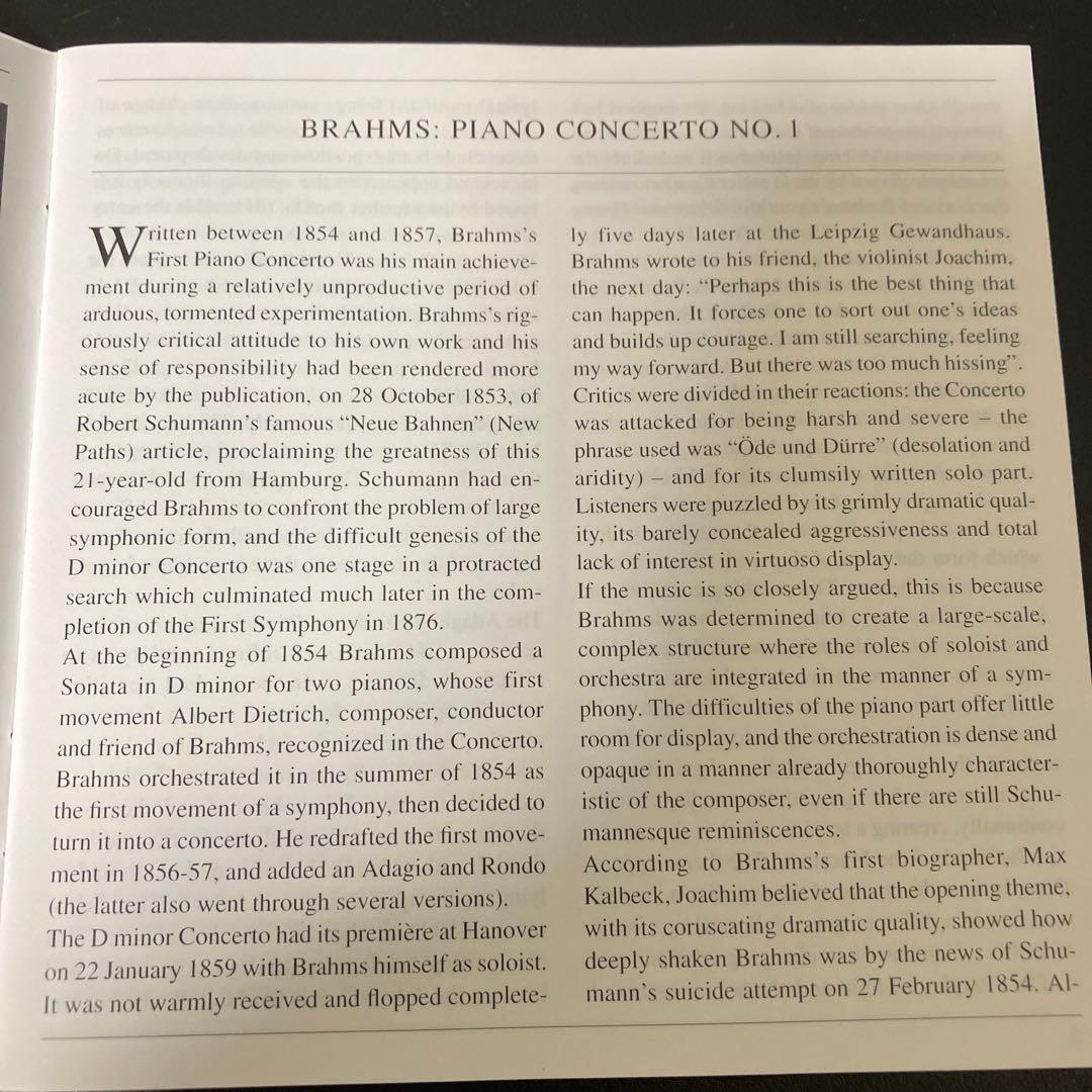 【売約済】ポリーニ(p)アバド&ベルリン・フィル／ブラームス：ピアノ協奏曲第1番