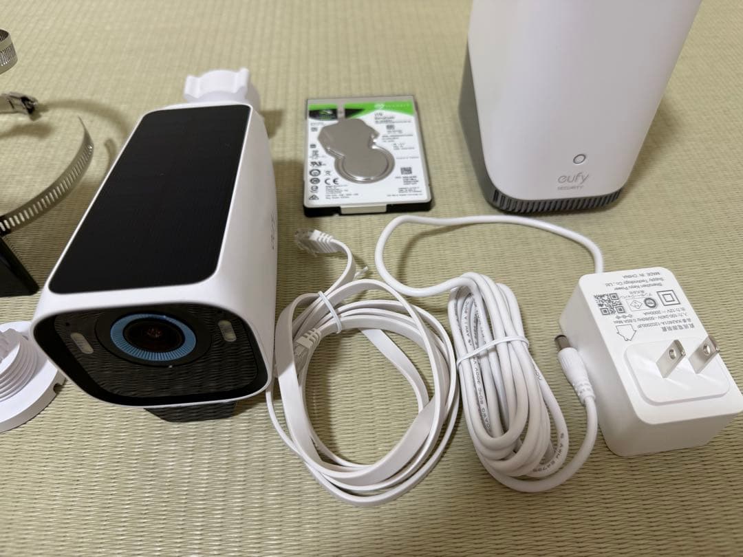 アンカーEufy eufyCamS3Pro 1-Cam キット防犯カメラHDD付