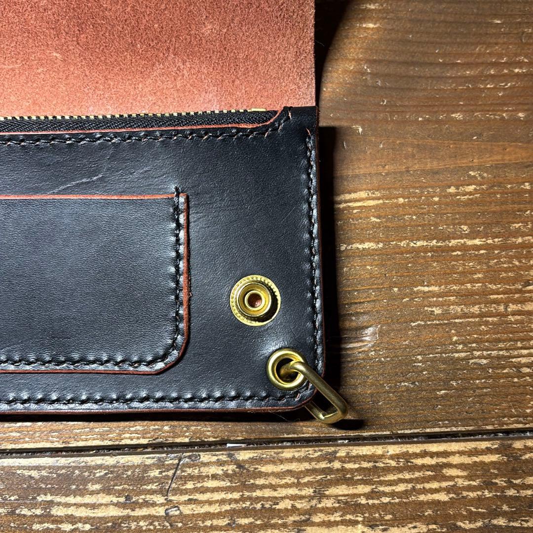 一点物茶芯ハンドメイドトラッカーウォレット ウォレットチェーンセット