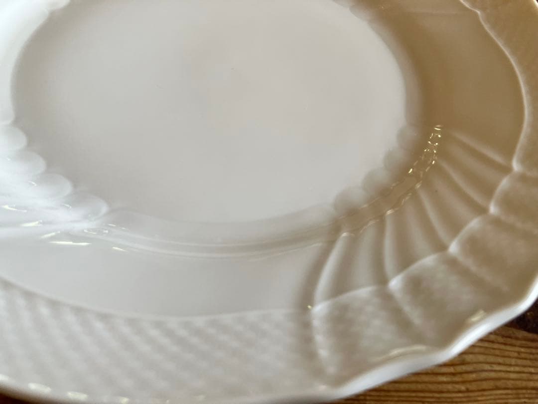 ジノリ　ベッキオホワイト26ディナープレート×6