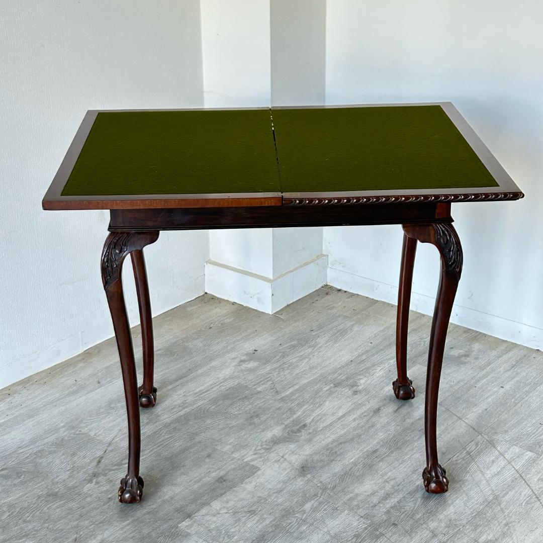 アンティーク 家具 ゲームテーブル 1930年頃 マホガニー材 英国製 542A