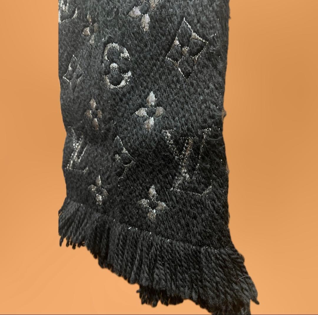 ルイヴィトン マフラー 黒