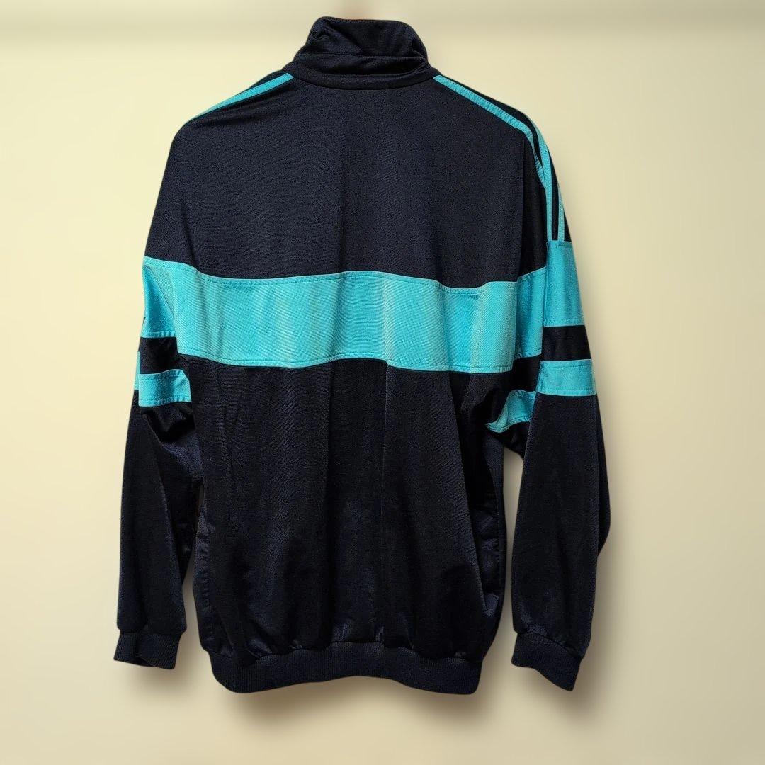 adidas トラックジャケット ジャージ トレフォイル 銀タグ 80s