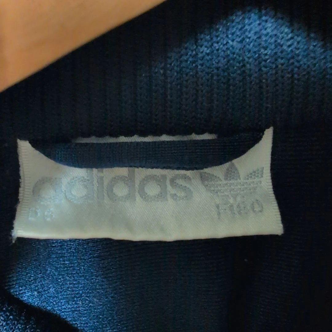 adidas トラックジャケット ジャージ トレフォイル 銀タグ 80s